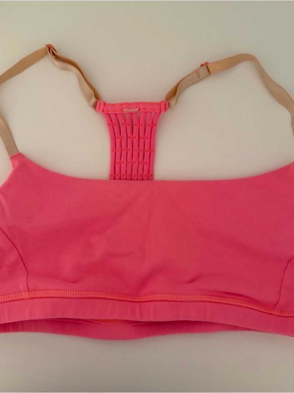 Lululemon Pink Adjustable Sports Bra